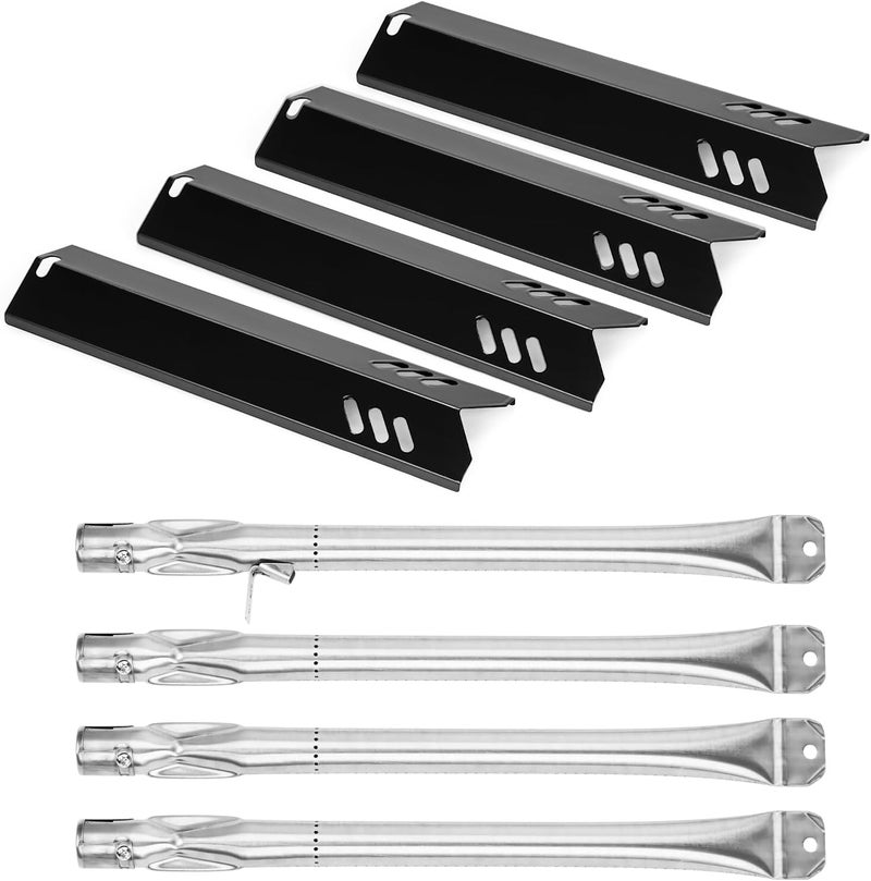 BBQ-Yummy Grill Replacement Parts for Outdoor Gourmet 4 Burner GR2215120-OG-00 Gas Grill, 15" Grill Heat Shields & Burner Covers for Dyna Glo DGF510SBP, Heat Plates Replacement Parts for Dyna-glo Grill Parts - Image 1